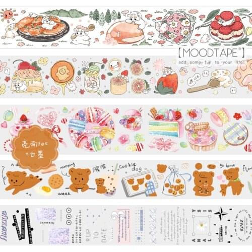 Moodtape washi tape PET background sticker pack Scrapbooking Album diy handmade decoration sticker masking tape624735258372
