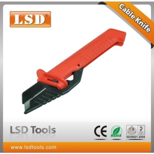 Stainless steel blade with safety handle Germany electrical cable knife LS-51