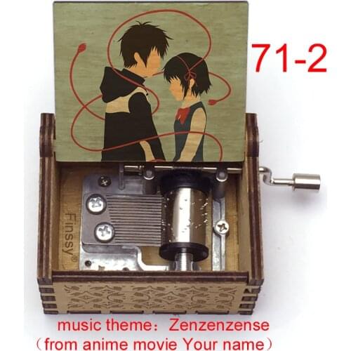 Zenzenzense music from anime movie Your name Kimi no Na wa Music Box Hand Birthday Christmas Gift life souvenir
