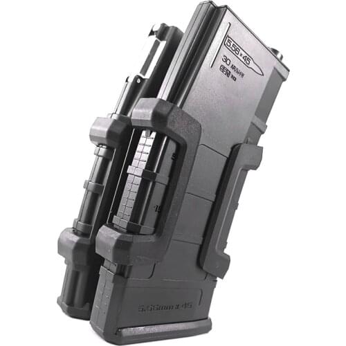 Airsoft Nylon Clip M4 Rifle Gun Dual Magazine Coupler Link Magazine Speed Loader Airsoft Parallel Connector for M4 Magazine