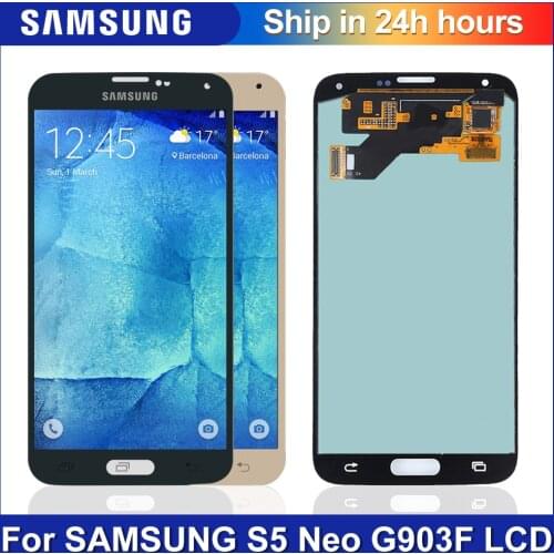 Original 5.1" Display For Samsung Galaxy S5 NEO SM-G903M G903 G903F G903M LCD Display Touch Screen Digitizer Assembly