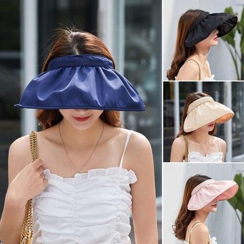 Womens Sun Hat Big Brim Sunscreen Breathable for Summer Outdoor Trip Riding New SAL99