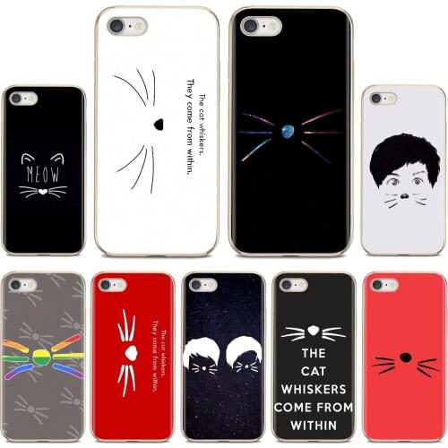 Silicone Cover Bag AND-PHIL-CAT-WHISKERS-Print-DAN For Huawei Nova 2 2i 3 3i Y3 Y5 Y6 Y7 Y9 Prime 2015 2016 2017 2018 2019