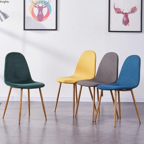Modern Solid Wood Restaurant Leisure Chairs Nordic Scandinavian Style Lazy Dining Chairs Creative Office Meeting Chairs L