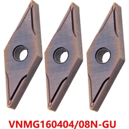 VNMG160404 VNMG160408 N-GU AC520U AC530U VNMG 160404 160408 Turning Tool CNC Lathe Cutter Carbide Inserts 100% Original Cutting