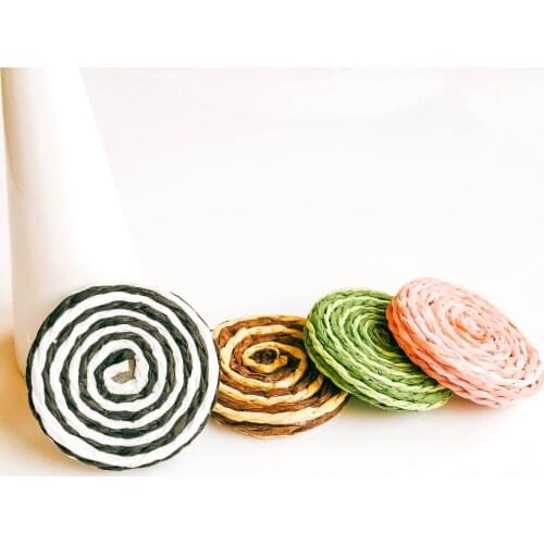 ZEROUP Roll Paper Earring Accessories Pendant Necklace Charms Supplies for Jewelry Diy Handmade Material 6pcs