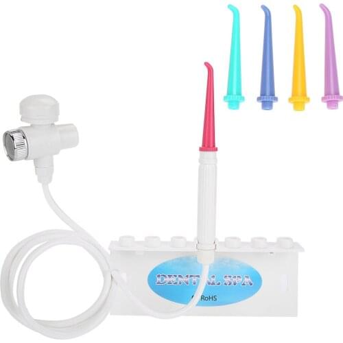 Dental SPA Water Jet Floss Oral Irrigator Teeth Cleaner Set for Home Use