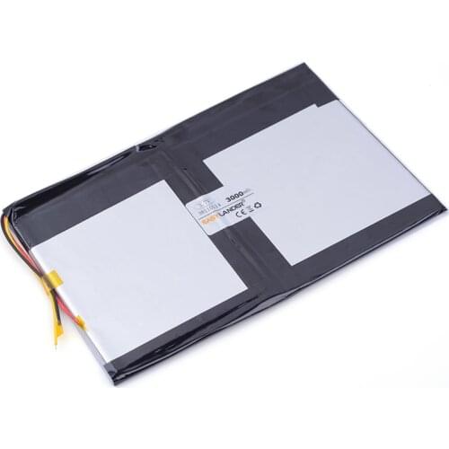 3.4V 3000mAh Lithium Polymer Li-Po Rechargeable Battery For PAD E-Book GPS PSP DVD Power bank Tablet PC nootbook laptop 38110114