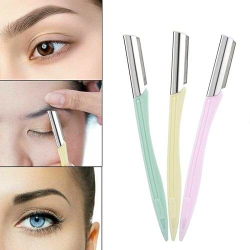 3Pcs Eyebrow Trimmer Portable Painless Hair Remover Facial Body Eyebrow Razor Hair Beauty Cosmetic Tool Unisex Trimmer Tools