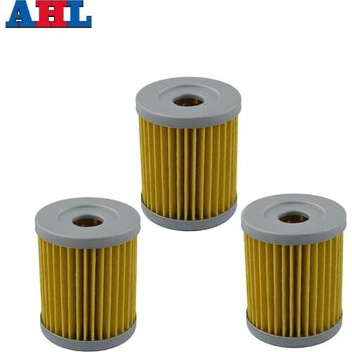 3Pcs Motorcycle Engine Parts Oil Grid Filters For YAMAHA YP400 YP 400 MAJESTY 400 MAJESTY400 Yellow 2004-2014 Motorbike Filter