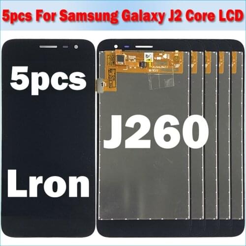 5pcs/lot lcd For Samsung Galaxy J2 core J260 J260M LCD Display Touch Screen Digitizer Assembly For samsung J2 core J260F J260G