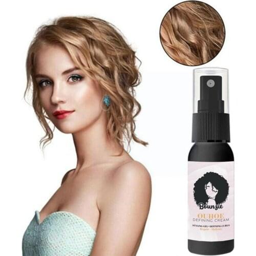 50ml Curl Boost Defining Cream Elastin Curly Hair Moisturizing Hair Styling Care Repair Elastin Essence Curling H2D3