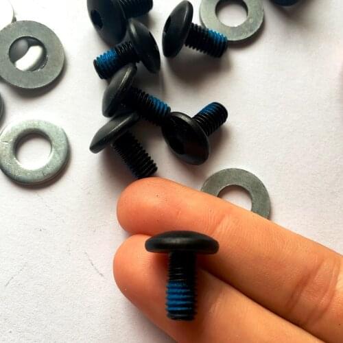 6pcs/lot 6mm Diameter Inline Skate Shoes Bottom Screws Nails For SEBA Skates High HV Patines