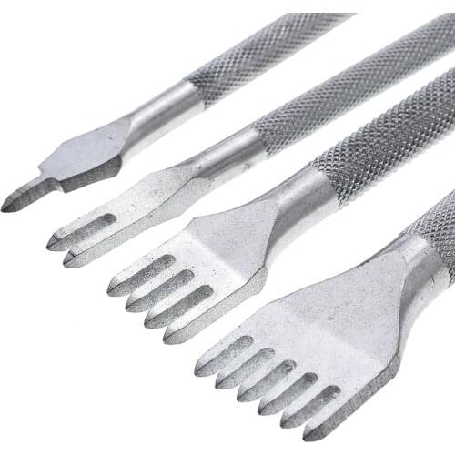 Wholesale Leather White Steel Diamond Cut Black White Steel Cut Suits Stitches Pitch 4 Mm Diamond Cut Punch Tool