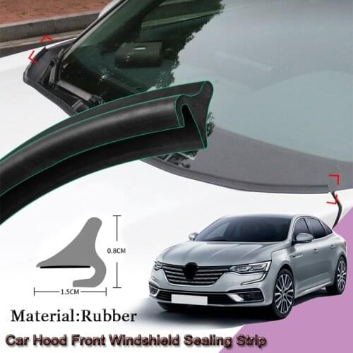 DIY Car Seal Strip Windshied Spoiler Filler Protect Edge Weatherstrip Strips Sticker Accessories For Renault Talisman 2012-2020