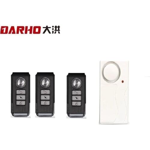 Darho Wireless Home Security Window Door Burglar Alarm Magnetic Sensor with 3 Remote Control 1 Alarm door sensor alarm