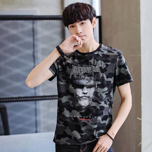 BROWON Mens Camouflage T-Shirts