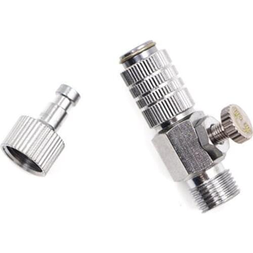 2Pcs 1/8" fittings Airbrush Quick Disconnect Coupler Hose Connector Release Adapter