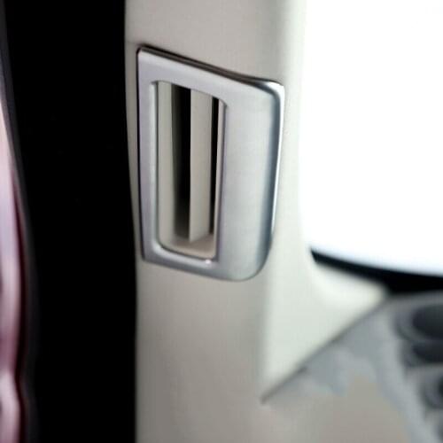 For Jaguar F-Pace f pace X761 2016 2017 ABS Chrome Interior Car Door Front Stereto Speaker Cover Trim Car Styling 2pcs