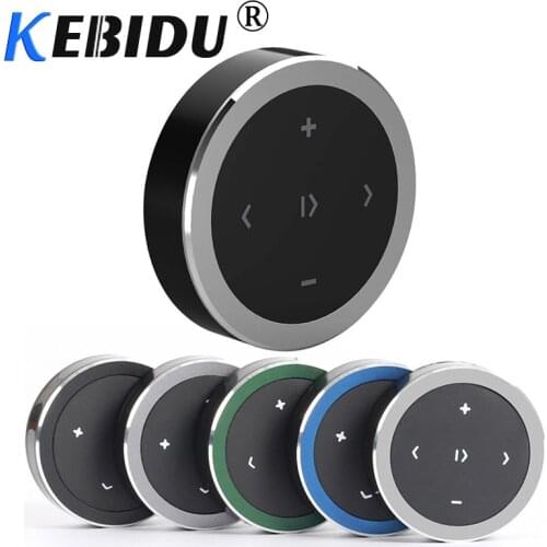 KEBIDU Hot Wireless Bluetooth Media Steering Wheel Remote Control Mp3 Music Play Handfree Car Kit For Android IOS Smartphone