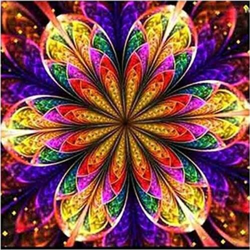 Kexinzu Full Square Round 5D DIY Diamond Painting "Religion Mandala" Handmade 3D Embroidery Cross Stitch Mosaic Decor Gift ba