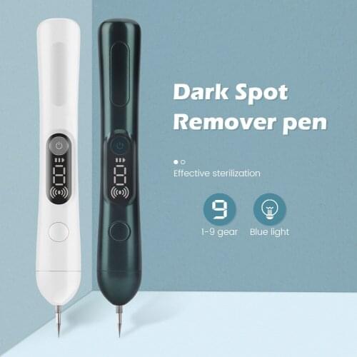 9 level LCD Laser Plasma Pen Wart Mole Removal Dark Spot Skin Tag Remover Machine Nevus Sweep Tattoo Removal Tool Beauty Care