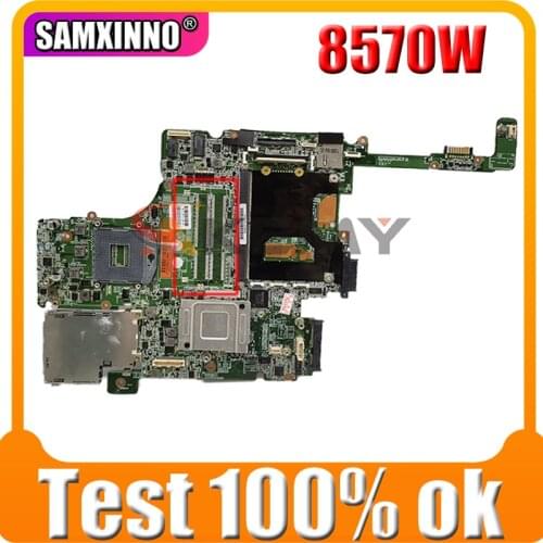 690642-001 For HP EliteBook 8570W Laptop motherboard two memory slot SLJ8A DDR3 full test