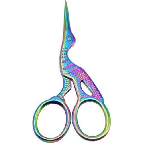 Crane Sewing Scissors Cross Stitch Retro Vintage Scissors Thread Cutter Embroidery Sewing Tailor Cutting Scissor Handcraft Tools