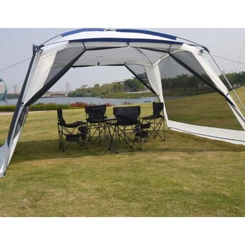 Outdoor Pergola Camping Sunshade Portable Folding Beach Canopy Rainproof Tent