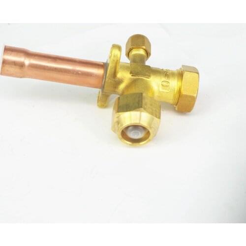 Fit 5/8" 15.9mm OD Copper Tube 3 Ways Air Conditioner Angle Stop Valve Fitting