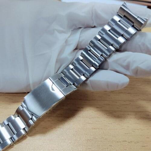 20mm 22mm Rivet Version 904L Steel Silver Watch Band For Tud Black Bay Heritage