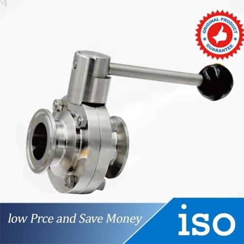 SS304 DN19*1.5 Sanitary Butterfly Valves
