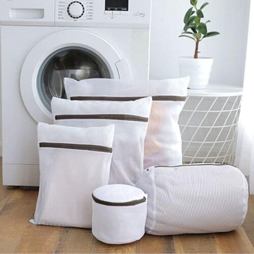 Mesh Laundry Bag Polyester Laundry Wash Bags Coarse Net Laundry Basket Laundry Bags for Washing Machines Mesh Bra Bag