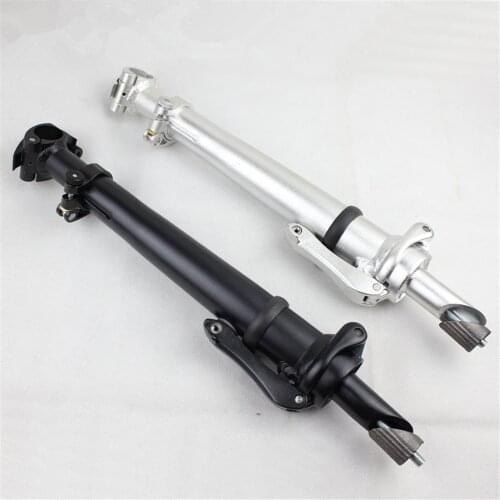 Foldable Bike Stem 25.4MM Aluminum bicycle stem For Dahon Folding Bike parts Black Silver