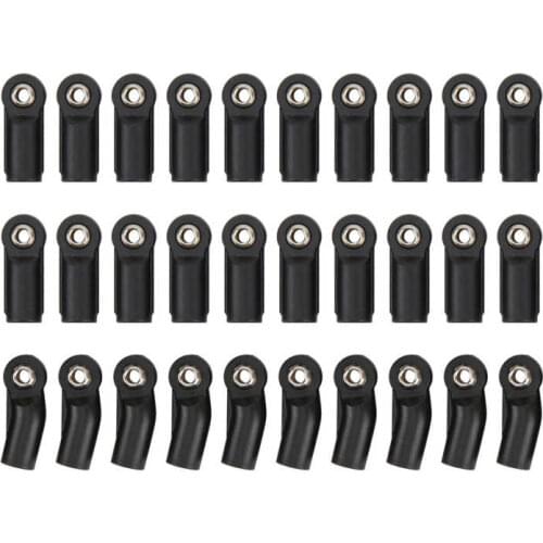 Rod End Link Balls Rod End Link Linkage Balls Joint Head High Accuracy Spare Parts for Scx10 II 90046 90047 for 1/10 RC Car