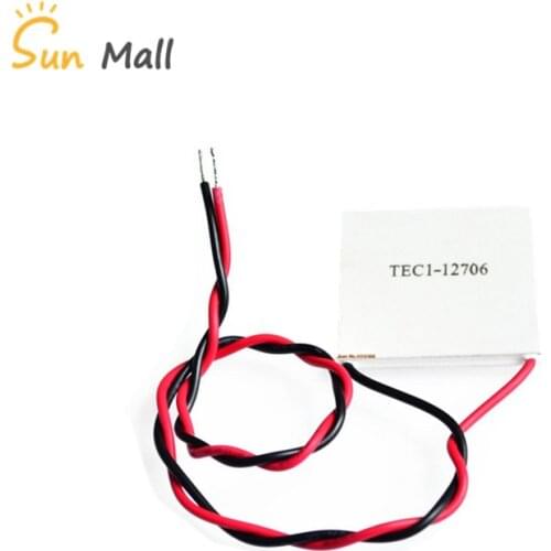 TEC1-12706 12706 TEC Thermoelectric Cooler Peltier 12V New Of Semiconductor Refrigeration TEC112706 Heatsink Plate Module