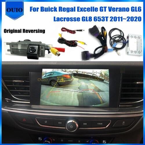 Reversing Camera video adapter For Buick Regal Excelle GT Verano GL6 Lacrosse GL8 653T Rear view Parking Camera interface