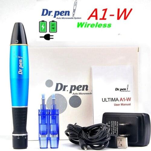 FDA Rechargeable Derma Dr. Pen A1 button 5 levels adjustment electric microneedle skin care scars wrinkles stretch marks removal