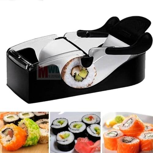 Magic Rice Roll Diy Kitchen Sushi Maker Kit Sushi Maker Roller Machine Perfect Magic Onigiri Sushi Tools Roller Maker Cutter