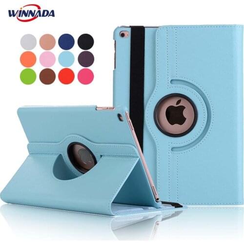 360 Rotating PU Leather Smart Cover for iPad Pro Air 2 3 Flip Case for iPad Mini 2 3 4 50PCS/lot