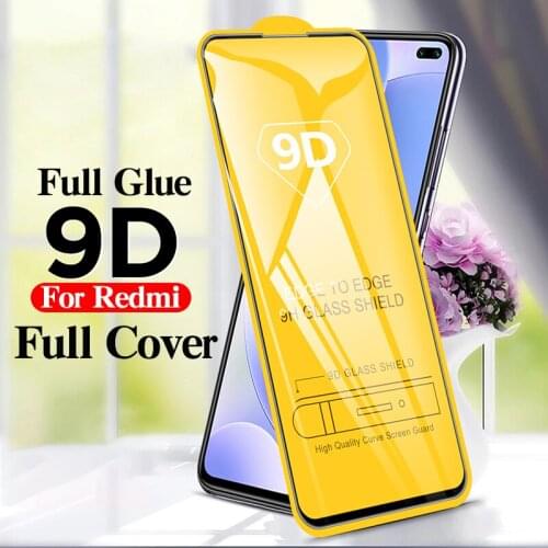 9D Full Cover Protective Glass for xiaomi Poco X3 redmi k20 k30 Ultra k30pro k20pro k30i Screen Protector on redmi 10X 10 X case