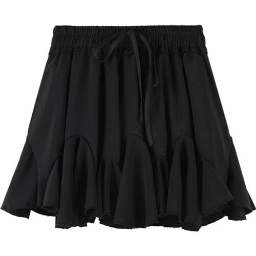 ZG1747 2021 new summer women fashion sexy sweet pleated high-waisted A-line skirt trend cheap wholesale
