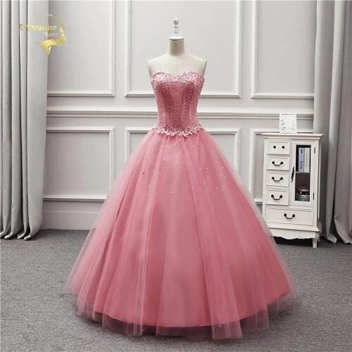 11.11 Vestido De Noite 2020 New Arrival Party Gown Sweetheart Lace Beading A Line Floor Length Eevnt Long Prom Dresses OP0834