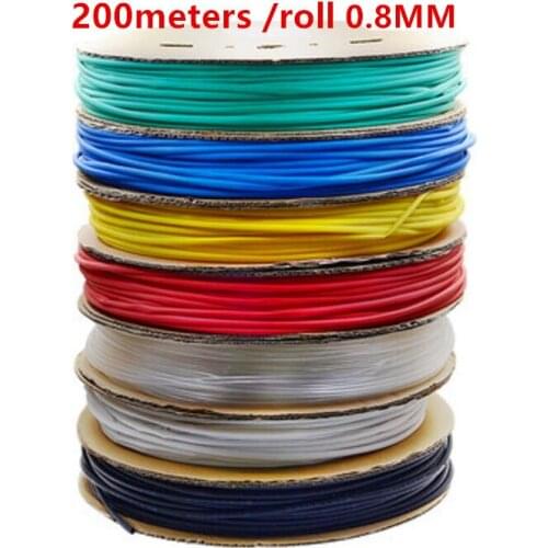 0.8MM Heat shrinkable tube heat shrink tubing Insulation casing 200m