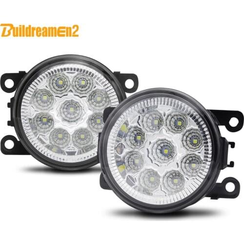 2 X Car Front Bumper Fog Light Assembly LED Daytime Running Lamp DRL H11 12V For Land Rover Discovery Freelander Range Rover