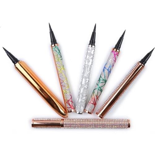 30pcs/Lot Wholesale Magic Self-Adhesive Liquid Eyeliner Glue For Makeup Tool Magnet-Free Long Lasting Pen Pencil Black Eyes