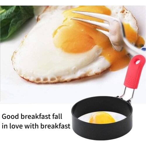 4 Pack Egg Cooking Rings for Breakfast Kitchen Cooking Tool for Frying McMuffin or Shaping Eggs Egg Maker Molds