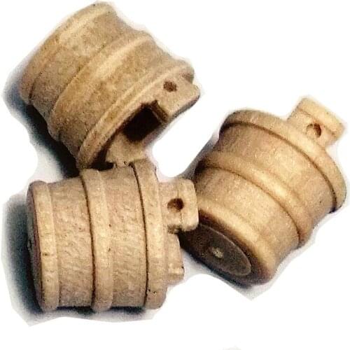 Ship model building kits decoration accessories wooden bucket 8x9mm 5pcs