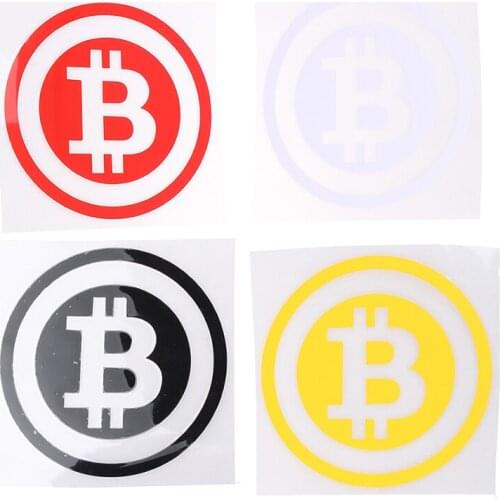 6.3in*6.3in Large Bitcoin Car Sticker Cryptocurrency Blockchain Freedom Sticker Vinyl Car Window Decal