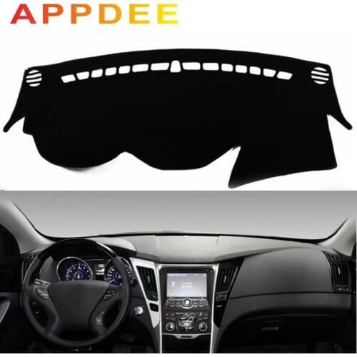 APPDEE For Hyundai Sonata I45 2009- 2014 Car Styling Covers Dashmat Dash Mat Sun Shade Dashboard Cover Capter 2010 2011 2012 201